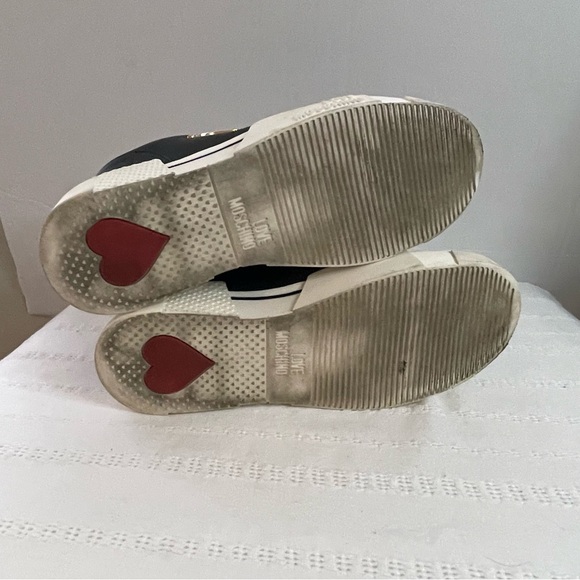 Love Moschino Black and White Sneakers size 37 - Picture 6 of 6